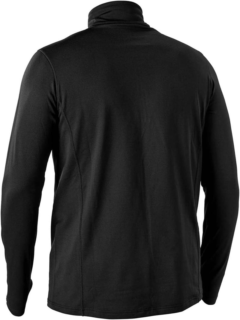 Castle X Men's Regulator 1/4 Zip Base Layer Shirt (Black - Large) - Image 2